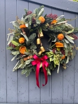 Christmas door wreath